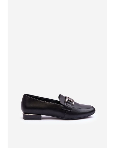 Women's Moccasins with Embellishment Black Camilena