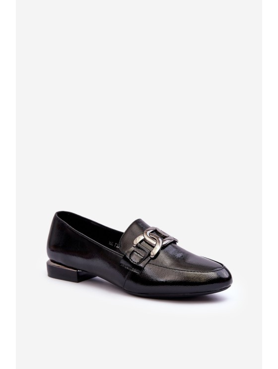 Women's Moccasins with Embellishment Black Camilena
