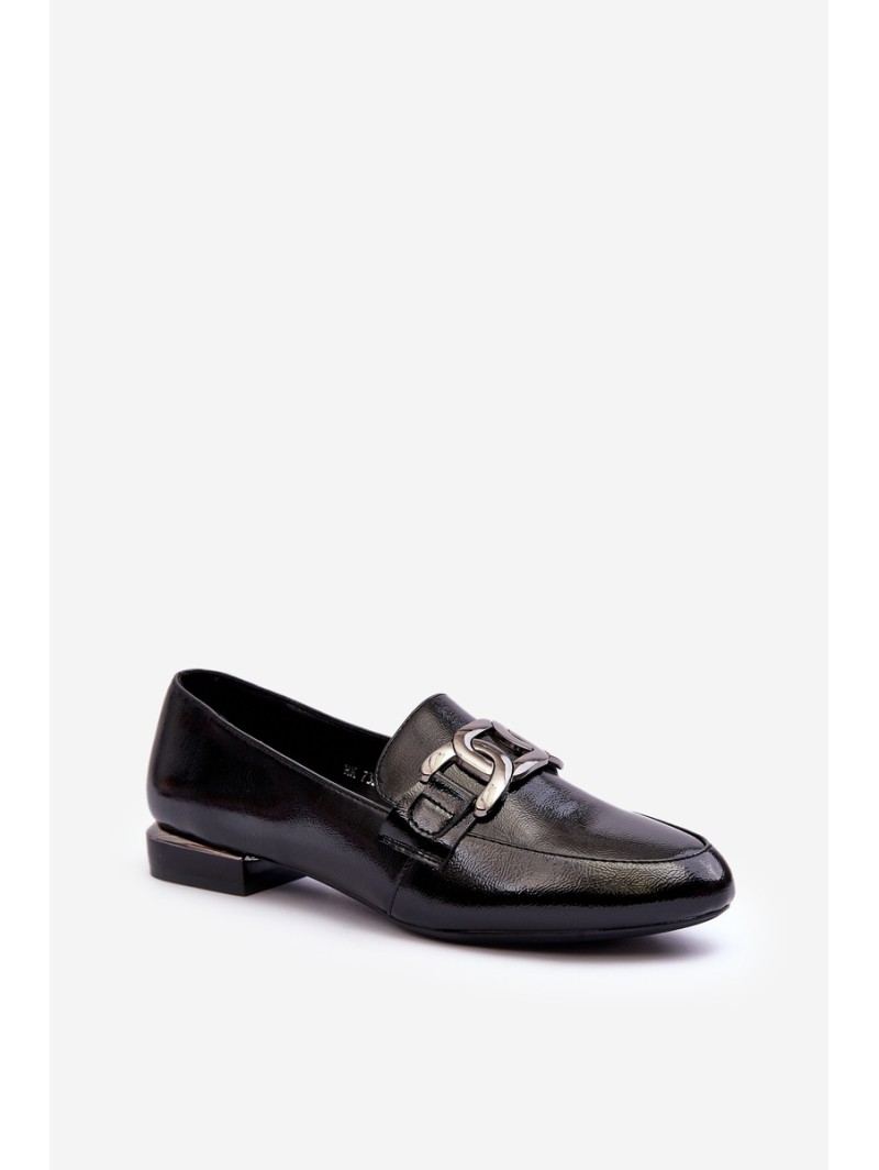 Women's Moccasins with Embellishment Black Camilena