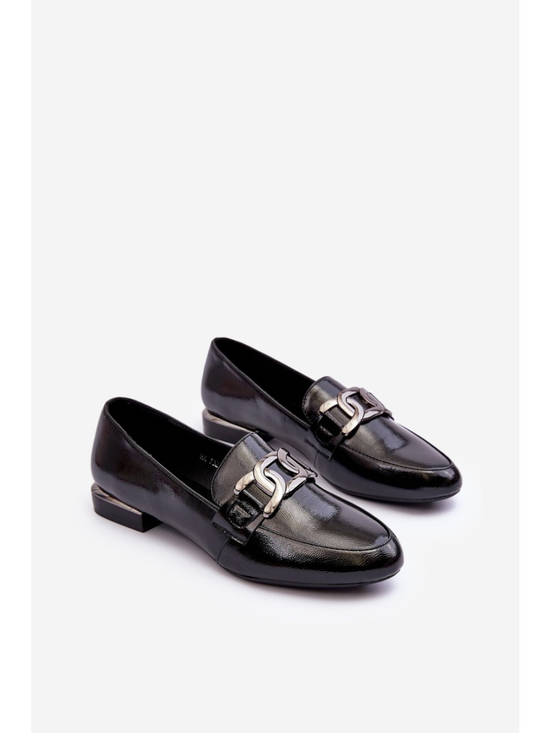 Women's Moccasins with Embellishment Black Camilena
