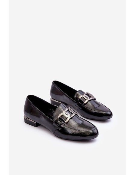 Women's Moccasins with Embellishment Black Camilena