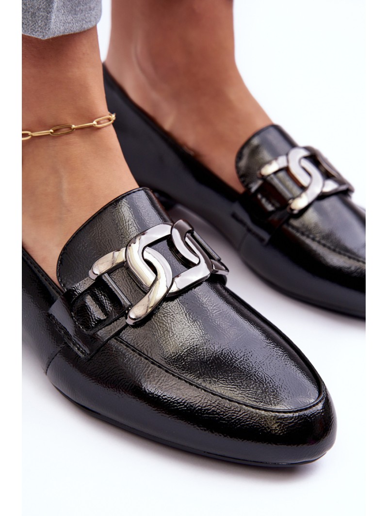Women's Moccasins with Embellishment Black Camilena