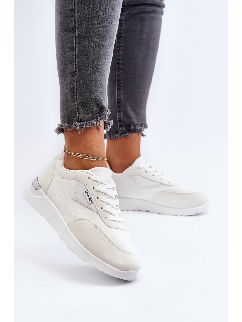 Women's White Sports Sneakers Vovella