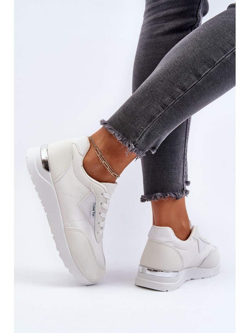 Women's White Sports Sneakers Vovella