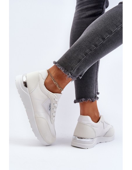 Women's White Sports Sneakers Vovella