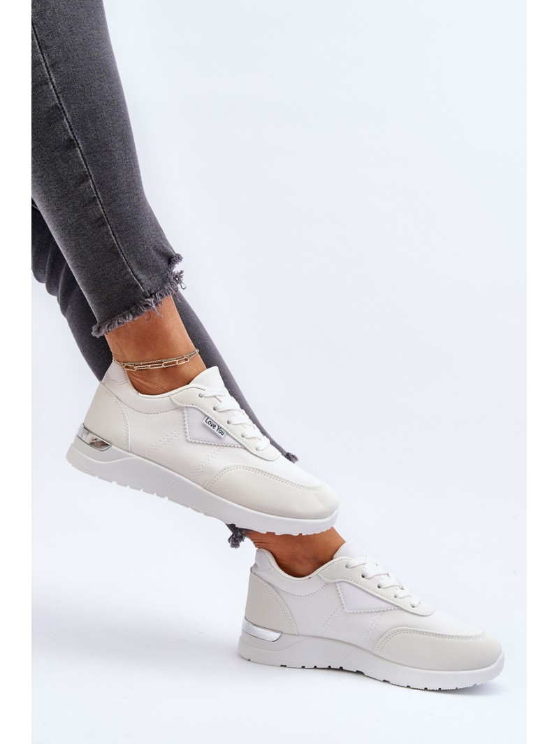 Women's White Sports Sneakers Vovella
