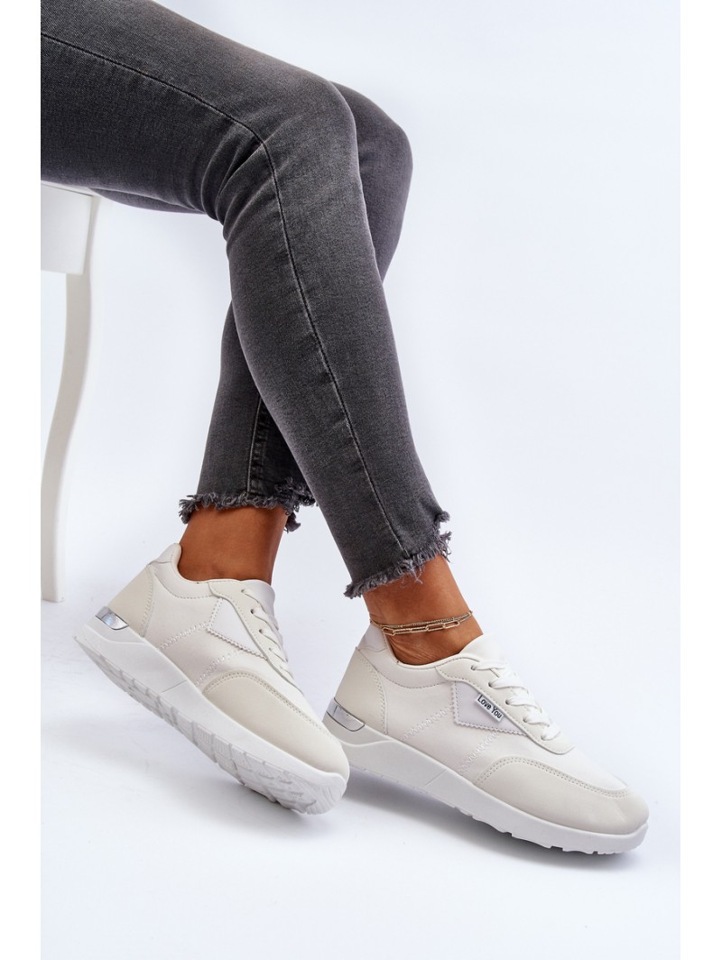 Women's White Sports Sneakers Vovella
