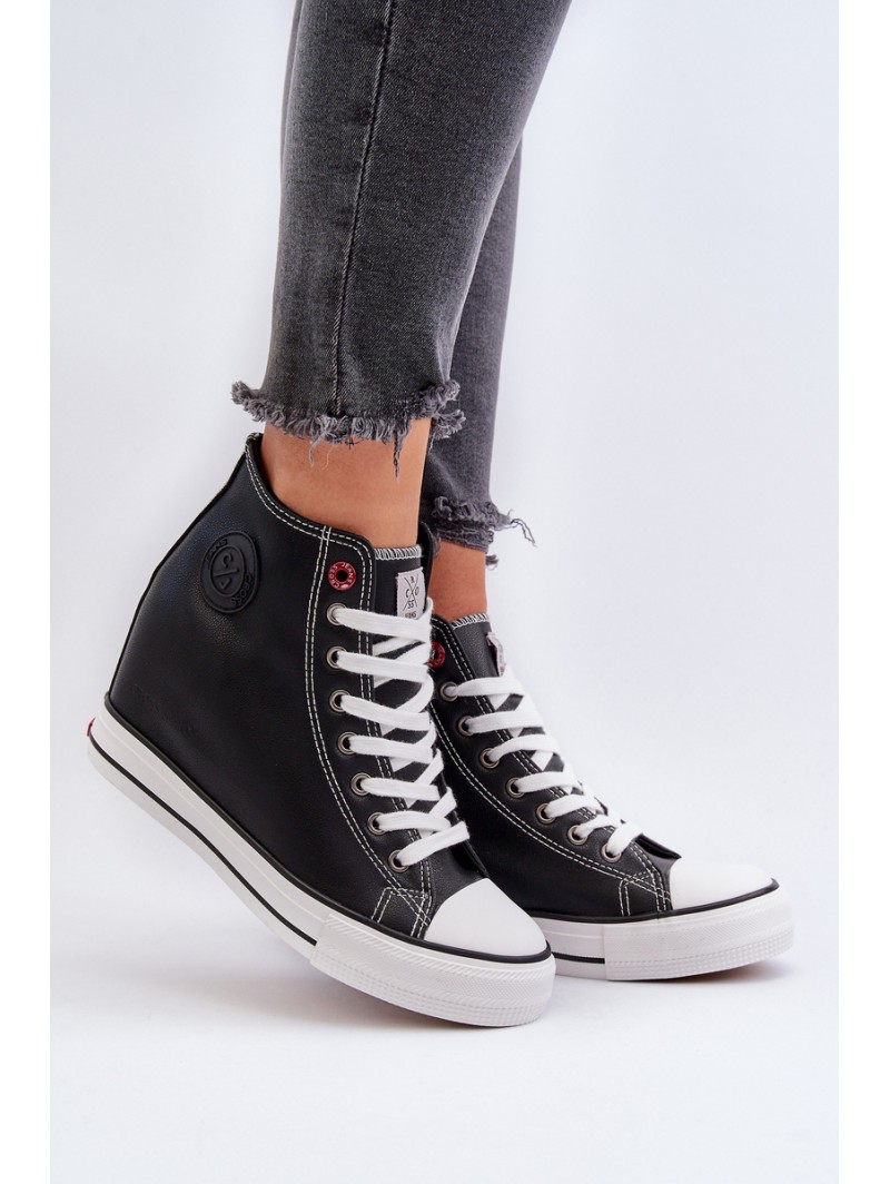 Women's Wedge Sneakers Cross Jeans NN2R4005 Black