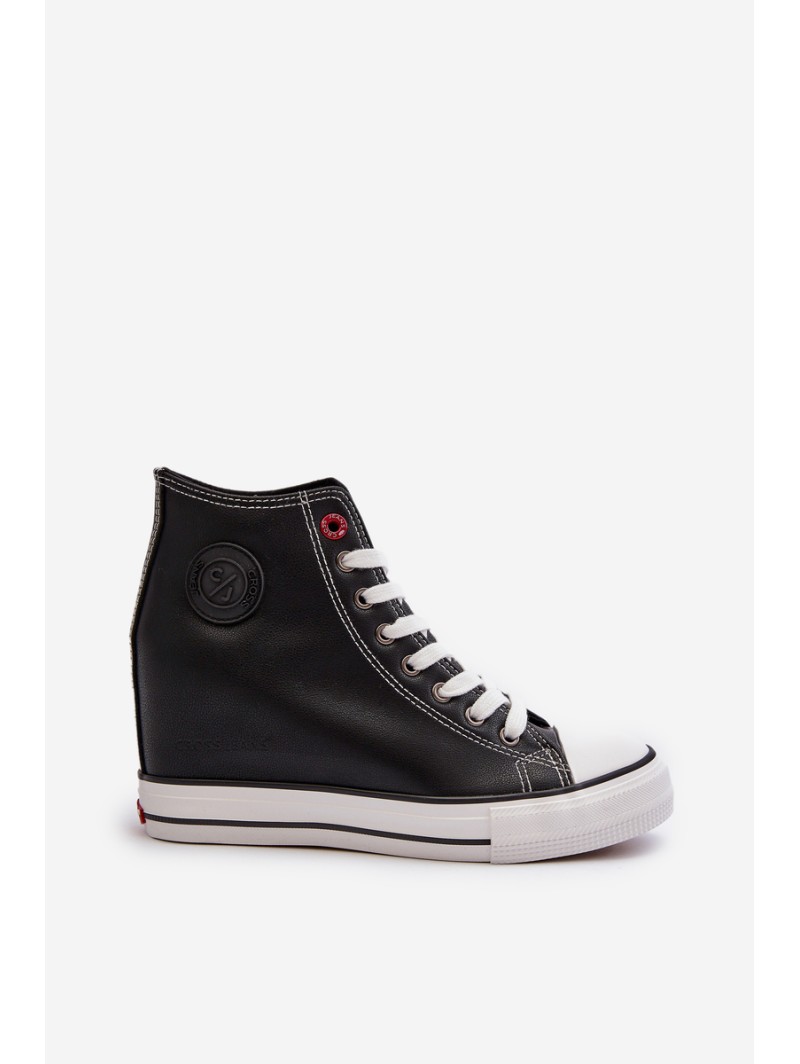Women's Wedge Sneakers Cross Jeans NN2R4005 Black