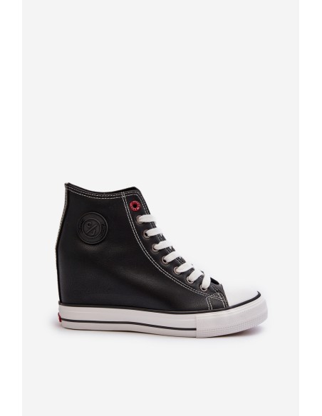 Women's Wedge Sneakers Cross Jeans NN2R4005 Black