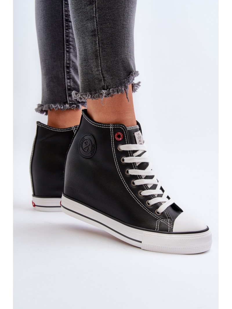 Women's Wedge Sneakers Cross Jeans NN2R4005 Black