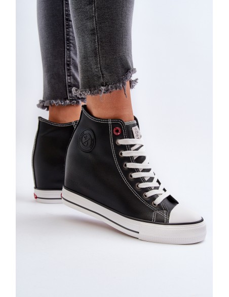Women's Wedge Sneakers Cross Jeans NN2R4005 Black