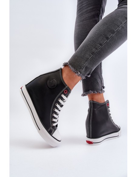 Women's Wedge Sneakers Cross Jeans NN2R4005 Black