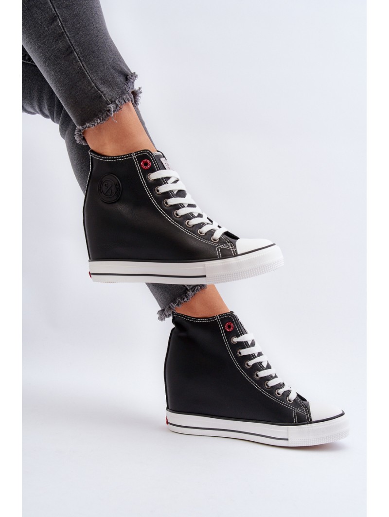 Women's Wedge Sneakers Cross Jeans NN2R4005 Black
