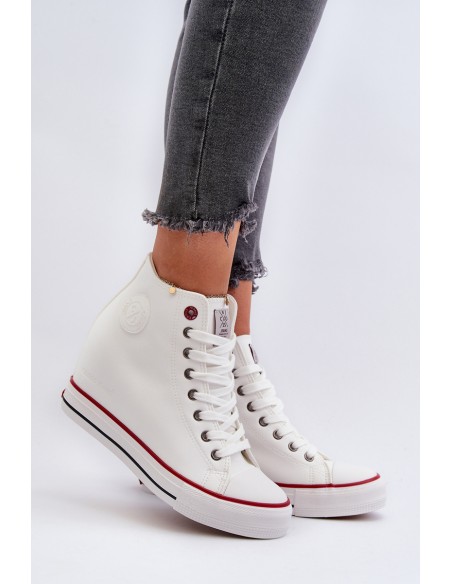 Women's Wedge Sneakers Cross Jeans NN2R4004 White