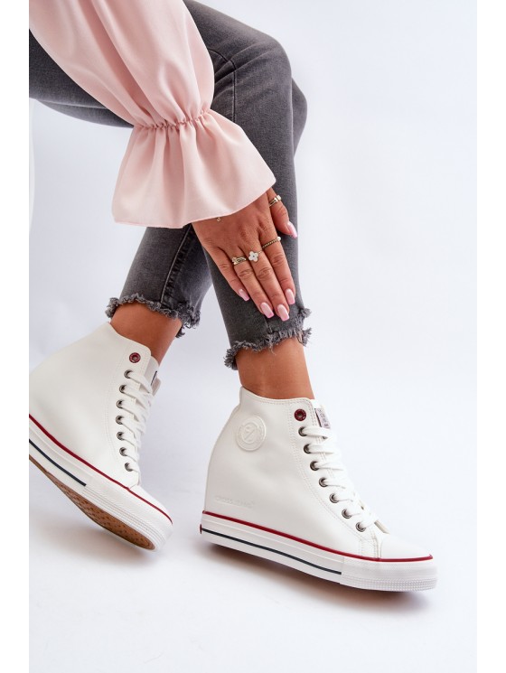 Women's Wedge Sneakers Cross Jeans NN2R4004 White 2