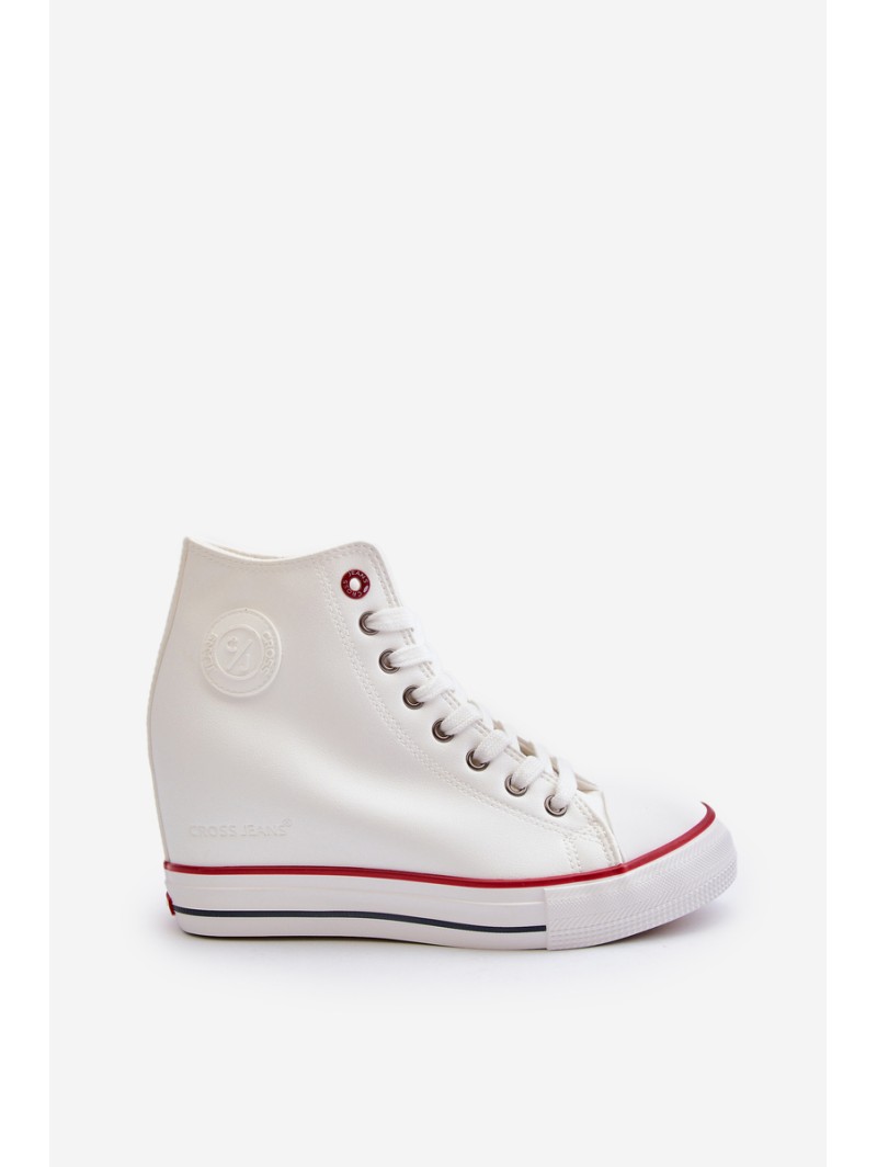 Women's Wedge Sneakers Cross Jeans NN2R4004 White