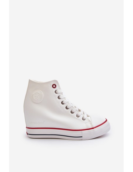 Women's Wedge Sneakers Cross Jeans NN2R4004 White