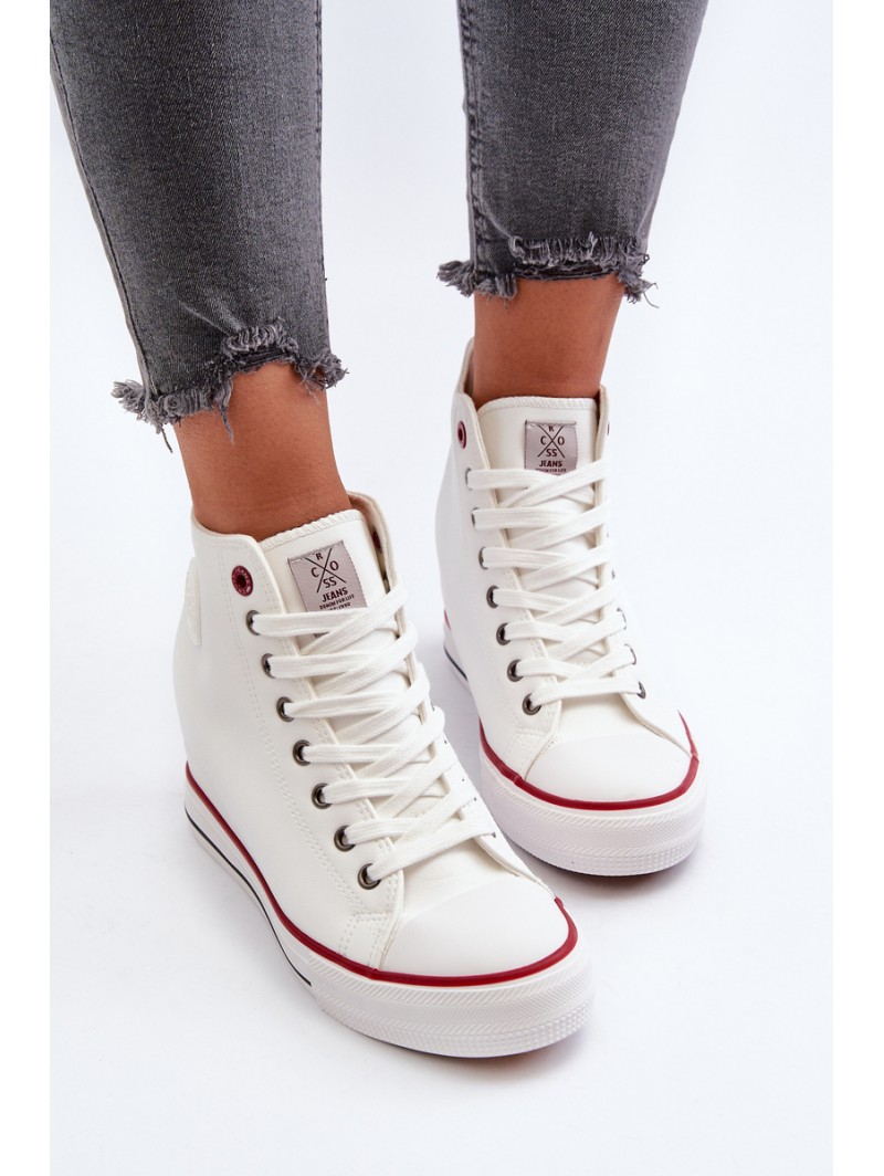 Women's Wedge Sneakers Cross Jeans NN2R4004 White