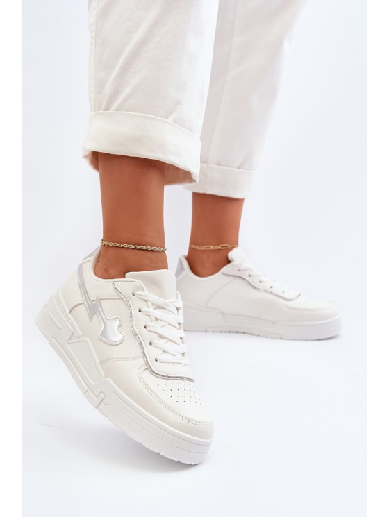 Women's Platform Sneakers White Zeparine 2