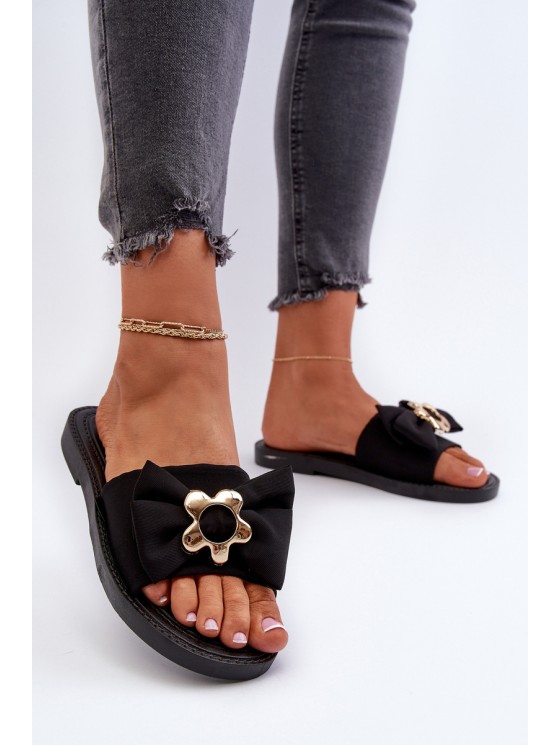 Women's Sandals with Black Bow Arsicada