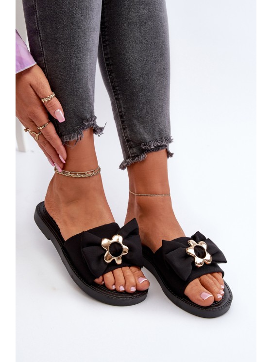 Women's Sandals with Black Bow Arsicada 2