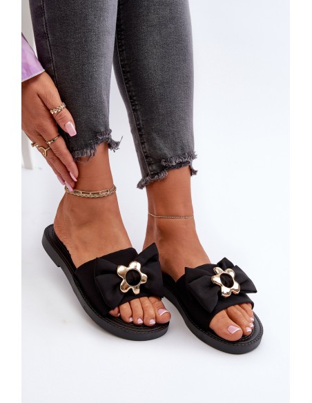 Women's Sandals with Black Bow Arsicada