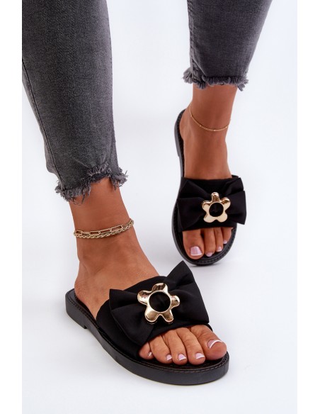 Women's Sandals with Black Bow Arsicada