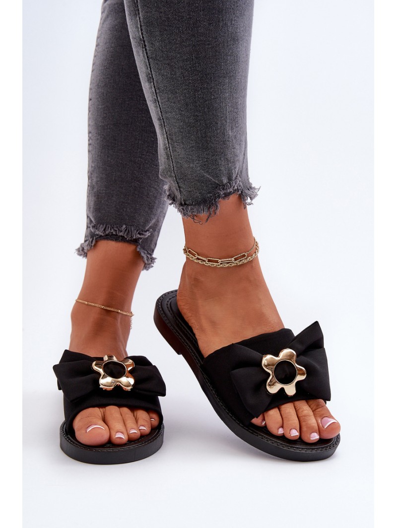 Women's Sandals with Black Bow Arsicada