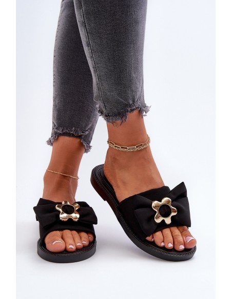 Women's Sandals with Black Bow Arsicada