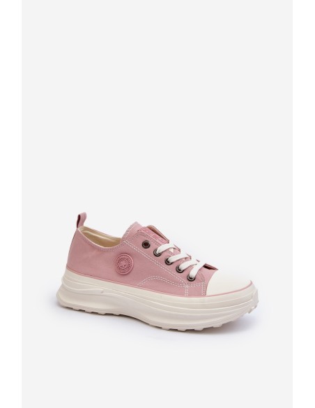 Women's sneakers with chunky sole Big Star NN274129 Pink