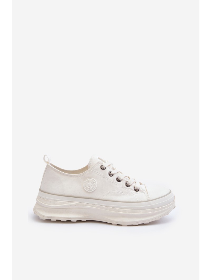 Women's sneakers with chunky sole Big Star NN274126 White