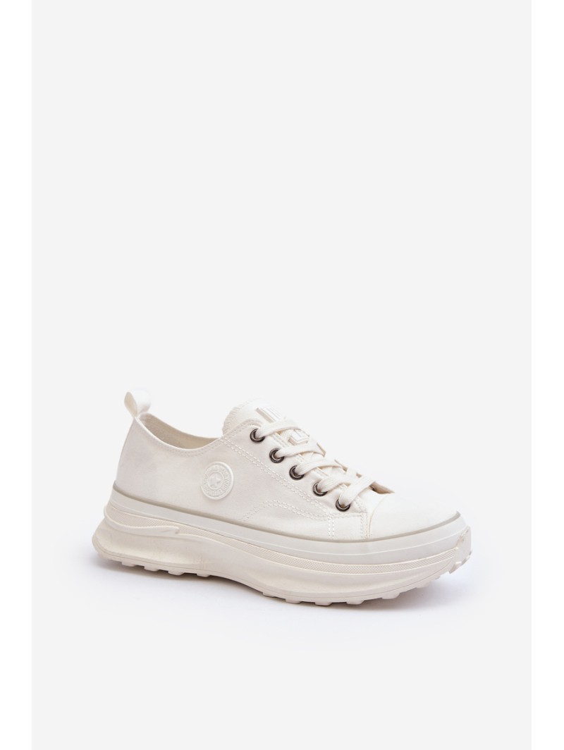 Women's sneakers with chunky sole Big Star NN274126 White