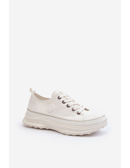 Women's sneakers with chunky sole Big Star NN274126 White