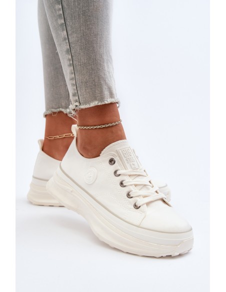 Women's sneakers with chunky sole Big Star NN274126 White