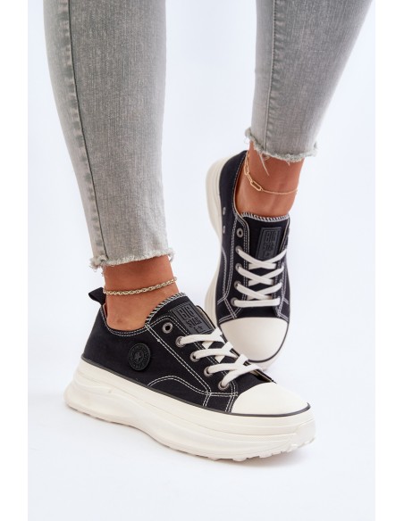 Women's sneakers on a chunky sole Big Star NN274125 Black