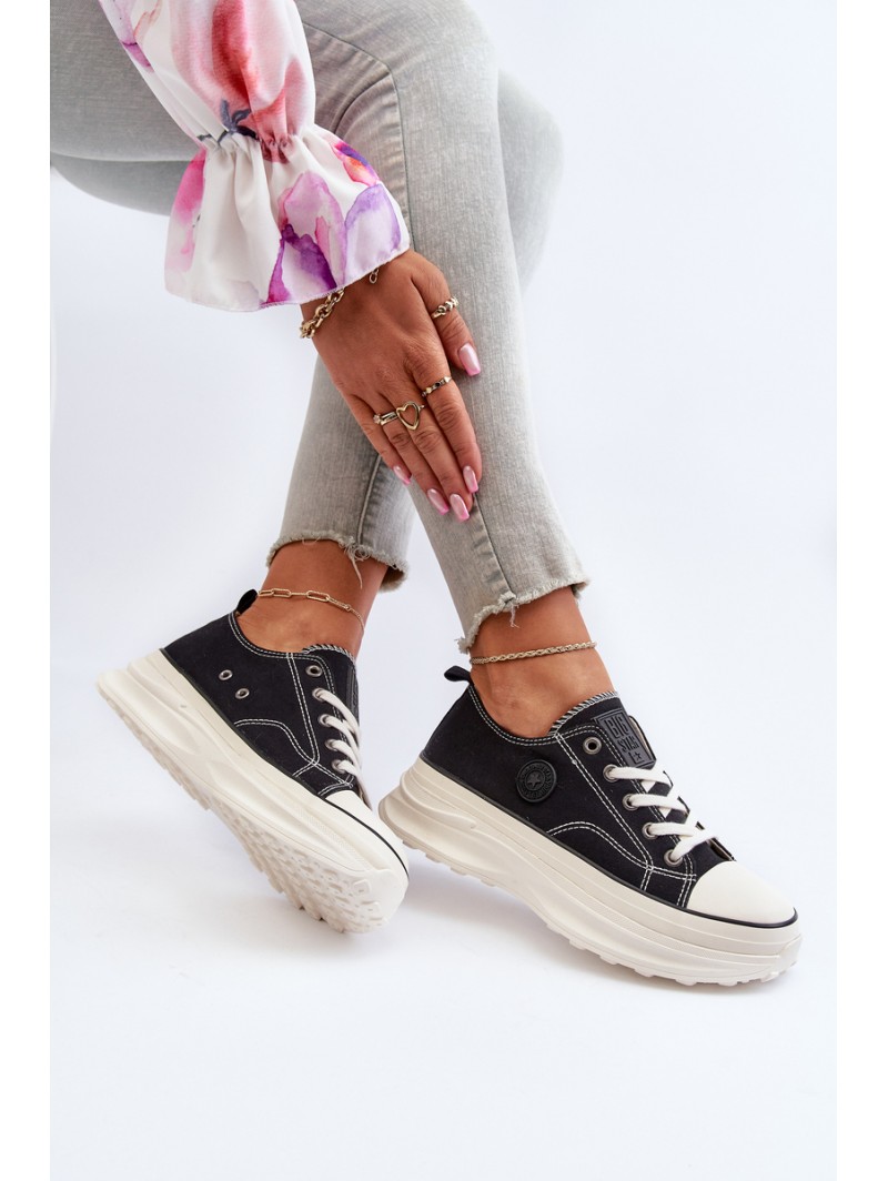 Women's sneakers on a chunky sole Big Star NN274125 Black