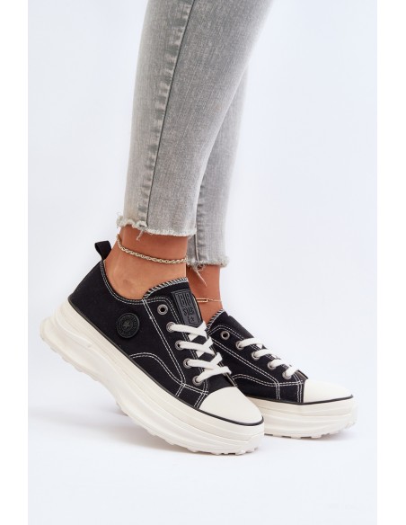 Women's sneakers on a chunky sole Big Star NN274125 Black
