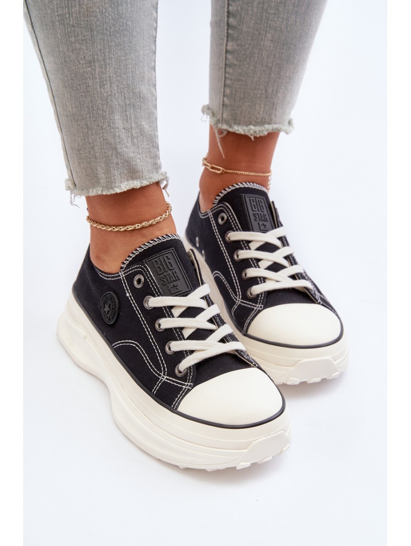 Women's sneakers on a chunky sole Big Star NN274125 Black