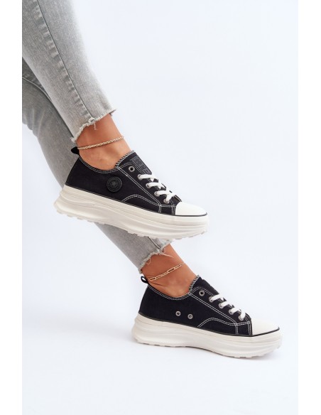 Women's sneakers on a chunky sole Big Star NN274125 Black