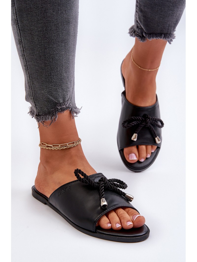 Women's Eco Leather Sandals Big Star NN274066 Black