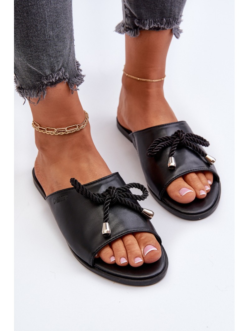 Women's Eco Leather Sandals Big Star NN274066 Black