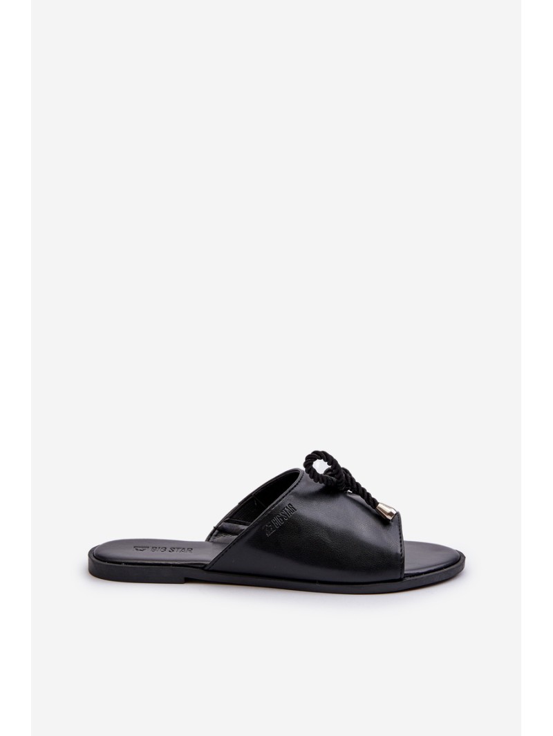 Women's Eco Leather Sandals Big Star NN274066 Black