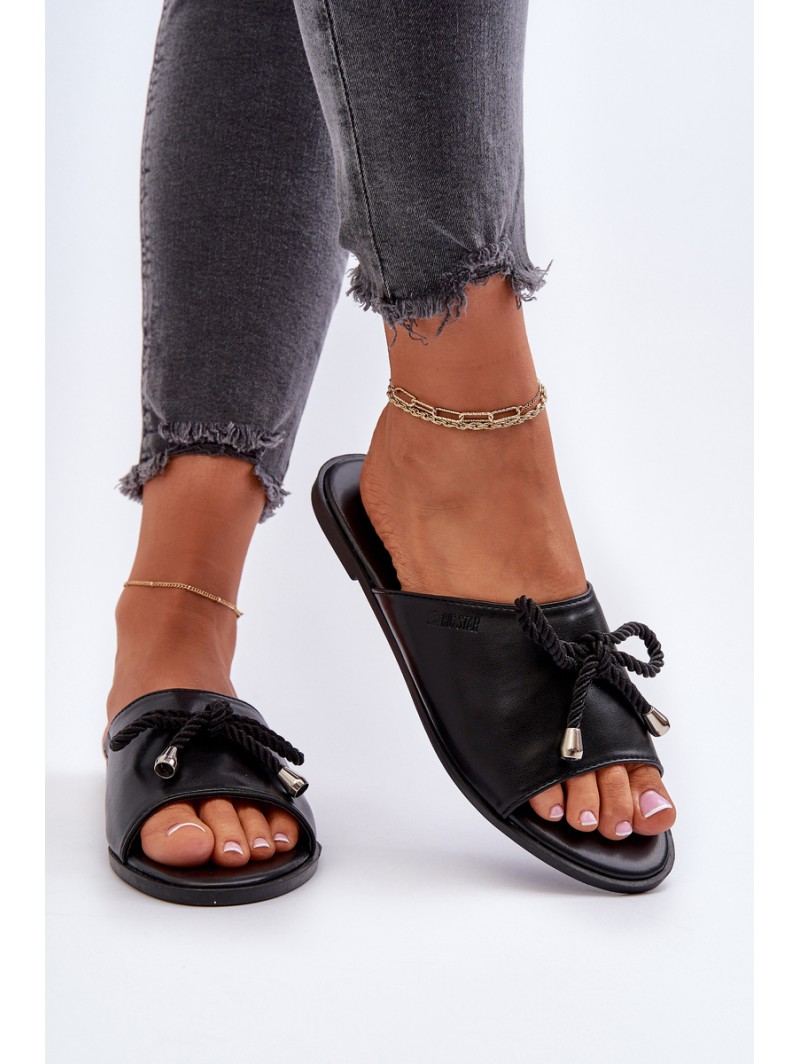 Women's Eco Leather Sandals Big Star NN274066 Black