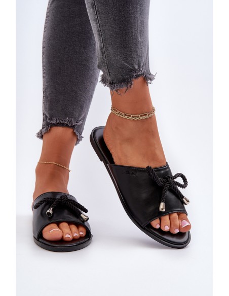Women's Eco Leather Sandals Big Star NN274066 Black