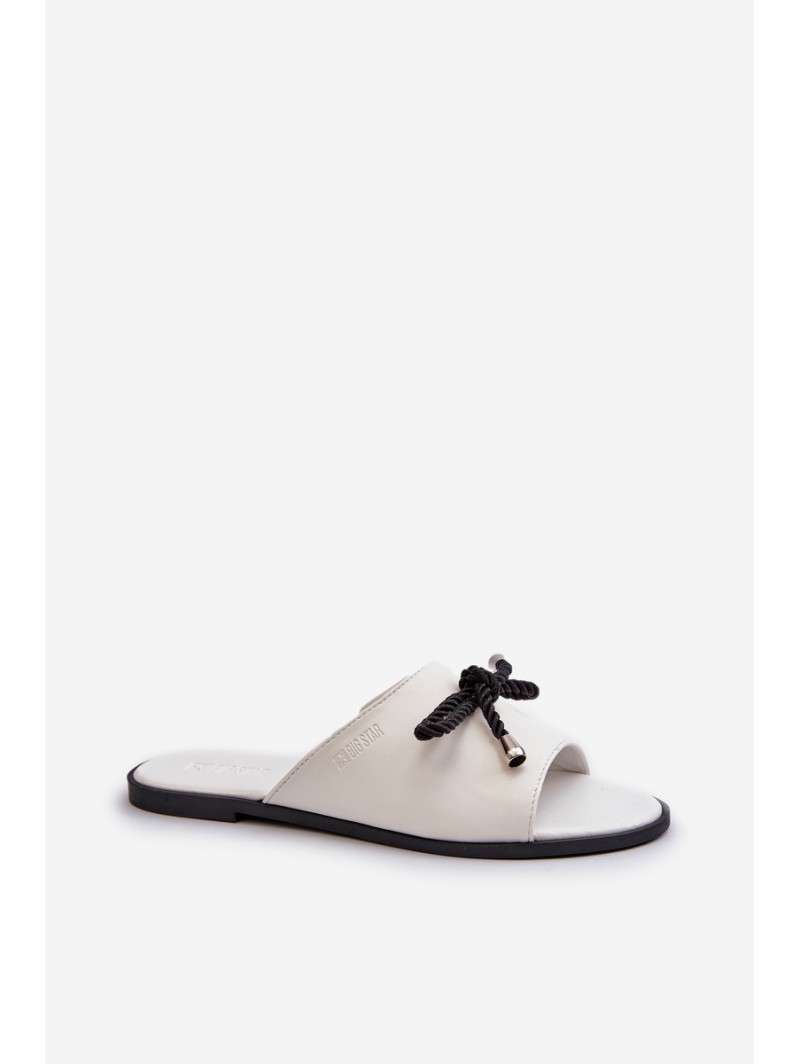 Women's eco leather sandals Big Star NN274067 White