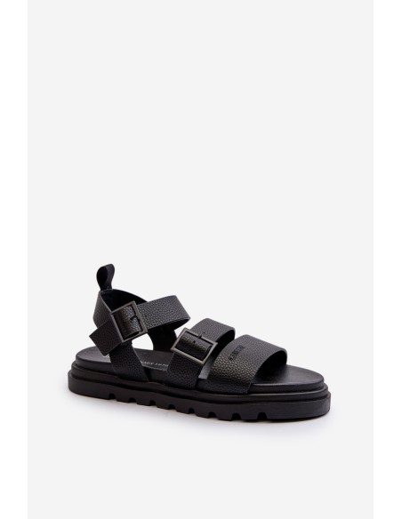 Women's Eco Leather Sandals Big Star NN274065 Black