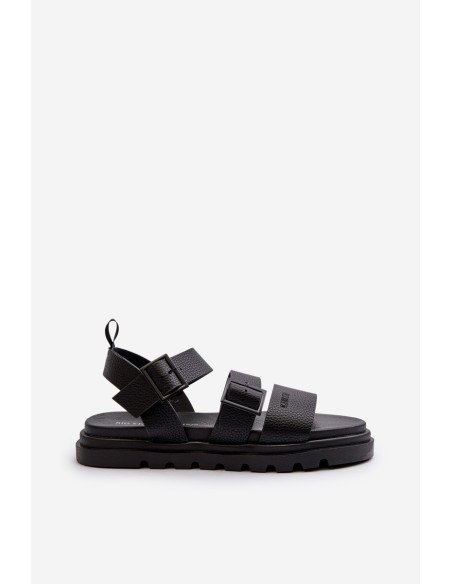 Women's Eco Leather Sandals Big Star NN274065 Black