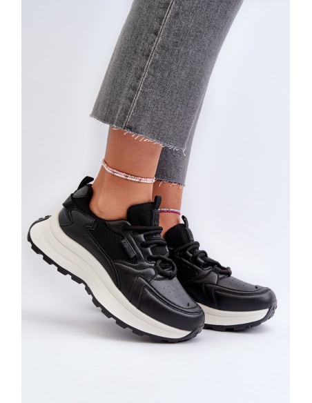 Women's sneakers HI-POLY SYSTEM Big Star NN274A106 Black