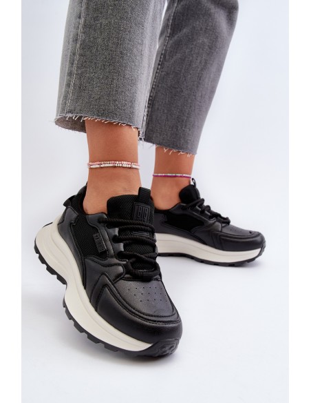 Women's sneakers HI-POLY SYSTEM Big Star NN274A106 Black